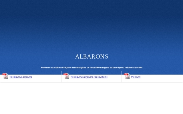 Albarons, SIA