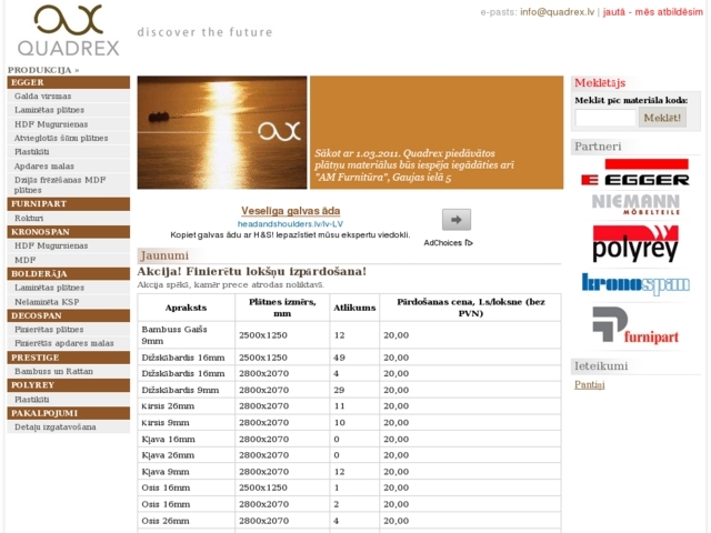 Quadrex, SIA
